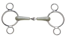 FEELING 3 ANNEAUX FLEXI/INOX BRISE POMME> Embouchures·Mors 3 Et 4 Anneaux