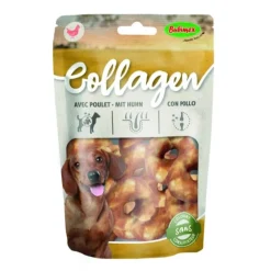 BUBIMEX 18 DONUTS DE COLLAGENE POULET 3CM> Friandises·Friandises Santé|Friandises·Friandises Santé