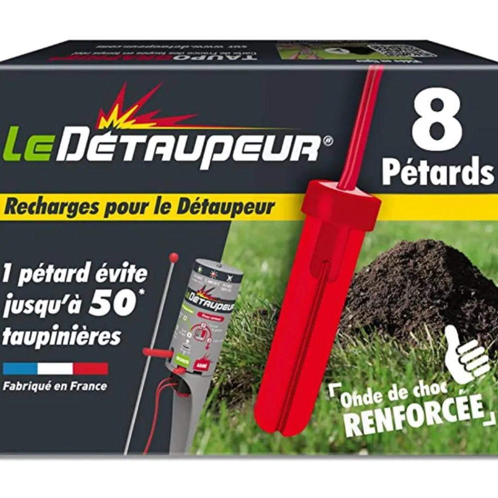 DETAUPEUR 8 RECHARGES> Lutte Contre Les Taupes·Détaupeurs