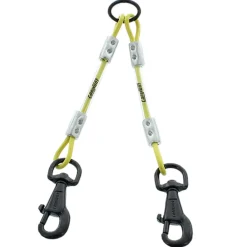 CANIHUNT ACCOUPLE CABLE XTREME 2 CHIENS JAUNE> Colliers, Laisses Et Harnais·Coupleurs|Colliers, Laisses Et Harnais·Coupleurs