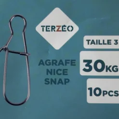 TERZEO PÊCHEURS AGRAFE NICE SNAP X10><noscript><img width=