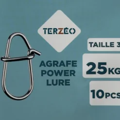 TERZEO PÊCHEURS AGRAFES POWER LURE X10><noscript><img width=