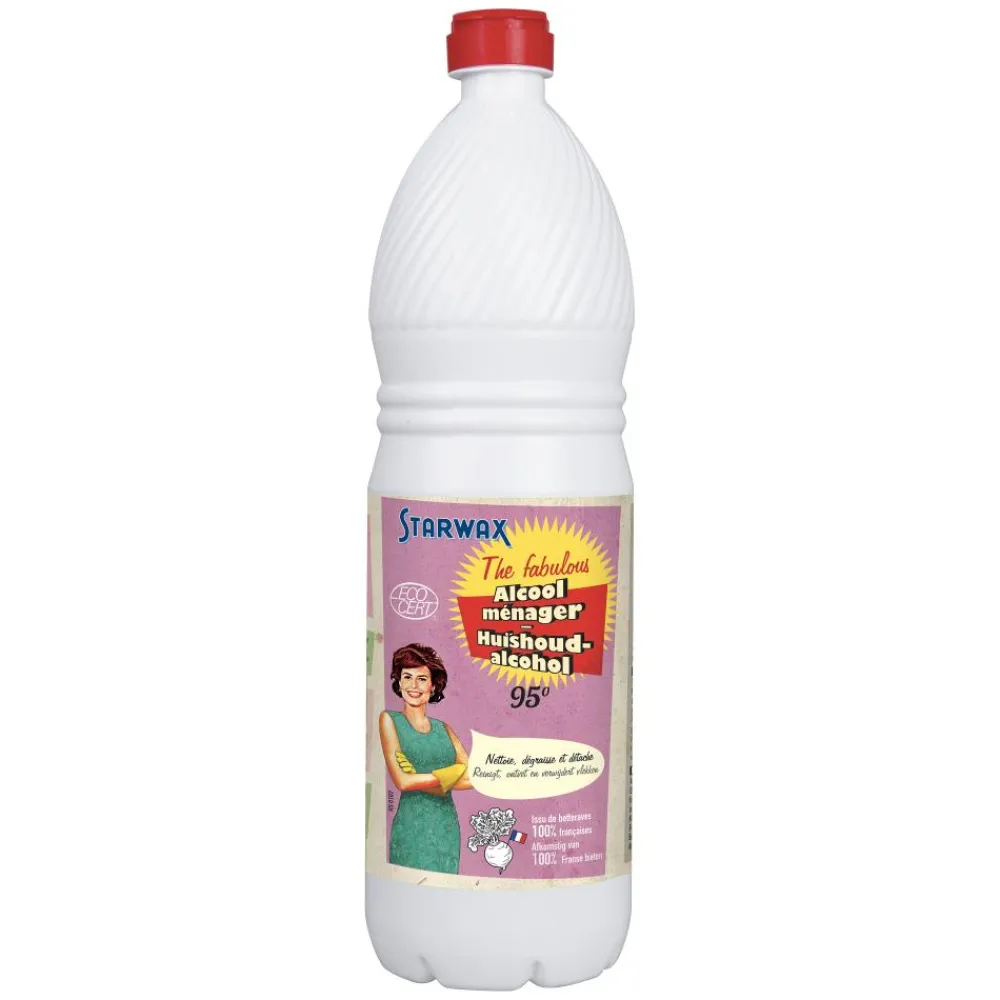 STARWAX THE FABULOUS ALCOOL MENAGER 95° 1L> Produits D'Entretien·Produits Ménagers Prêts À L'Emploi