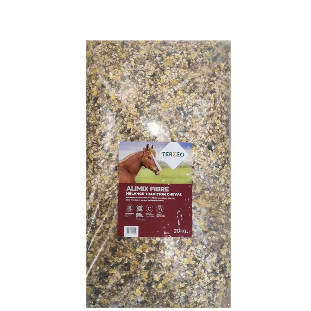 TERZEO VOS ANIMAUX ALIMENT CHEVAL ALIMIX FIBRE 20KG> Aliments Pour Chevaux·Alimentation Cheval Au Travail|Aliments Pour Chevaux·Alimentation Cheval Au Travail