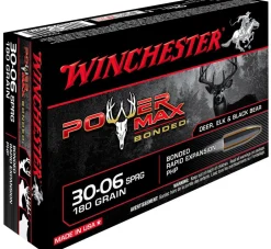 WINCHESTER BALLES 30-06 POWERMAX BD 180GR> Munitions Rayées Pour Le Grand Gibier·Balles 30-06 Springfield