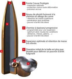 WINCHESTER BALLES 30-06 POWERMAX BD 180GR><noscript><img width=
