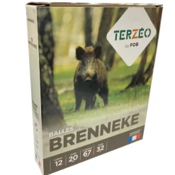 TERZEO CHASSEURS BALLES BRENNEKE T&E 12/32G X10> Cartouches De Chasse Calibre 12·Balles Fusils