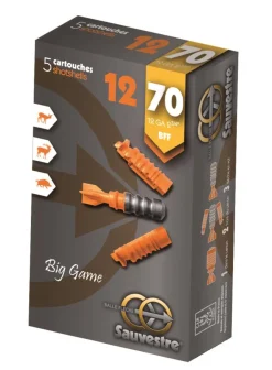 SAUVESTRE BALLES FLECHE FLEXIBLE 12/70 X5> Cartouches De Chasse Calibre 12·Balles Fusils