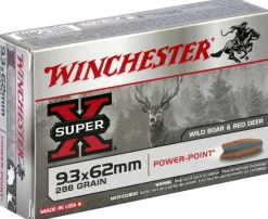 WINCHESTER BALLES 9.3X62 PP 286GR> Munitions Rayées Pour Le Grand Gibier·Balles 9.3X62