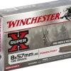 WINCHESTER BALLES 8X57JRS PP 195GR> Munitions Rayées Pour Le Grand Gibier·Balles 8X57 Jrs