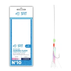 SRT BAS DE LIGNE MER AURORA FLASH 5 HAMECONS> Bas De Ligne Mer Bateau·Bas De Ligne Plumes