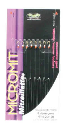 RAGOT BAS DE LIGNE MICROMIT PERLE X3> Bas De Ligne Mer Bateau·Bas De Ligne Poissons