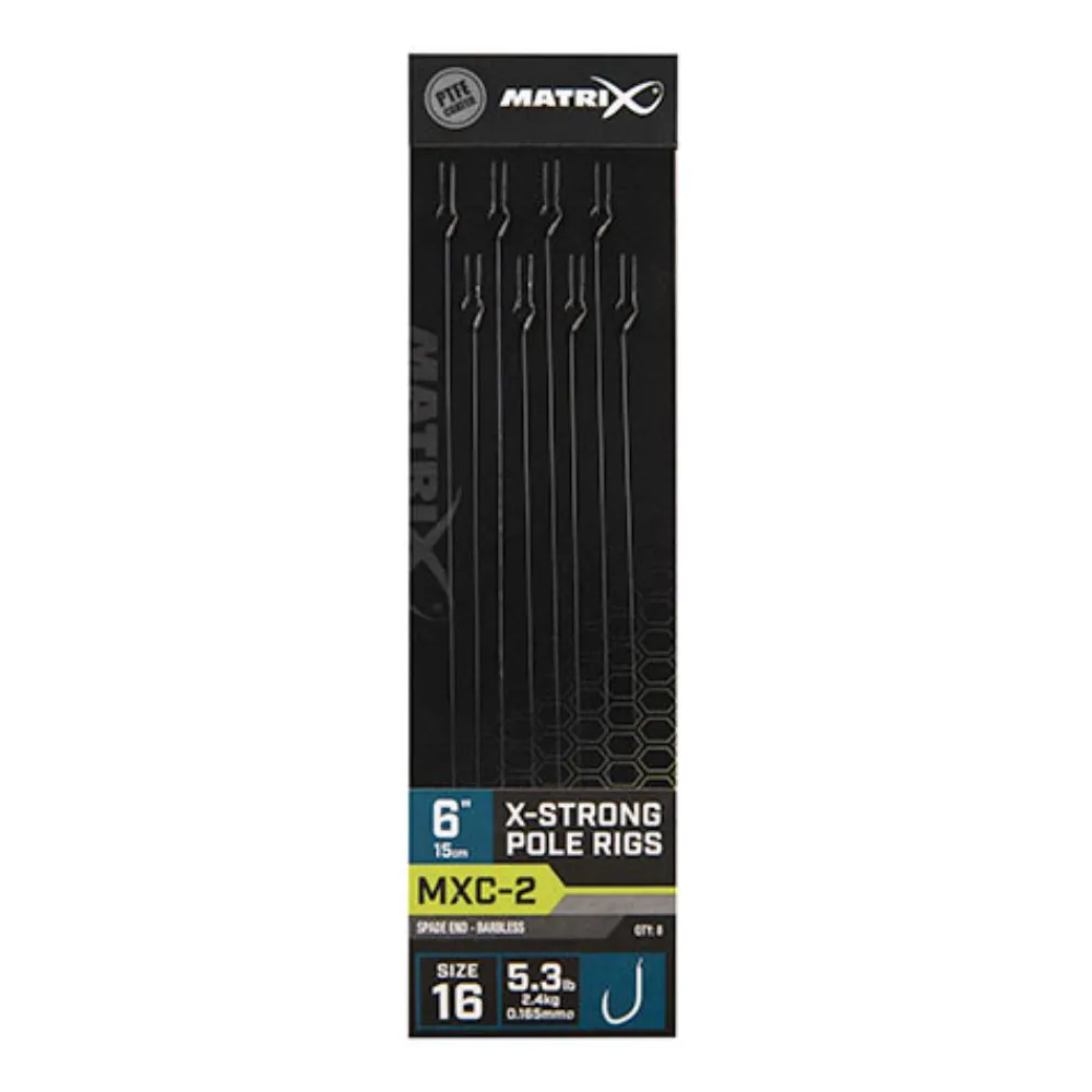 MATRIX BAS DE LIGNE MONTE MXC-2 15CM X8> Accessoires Pêche Au Feeder·Accessoires Feeder Matrix