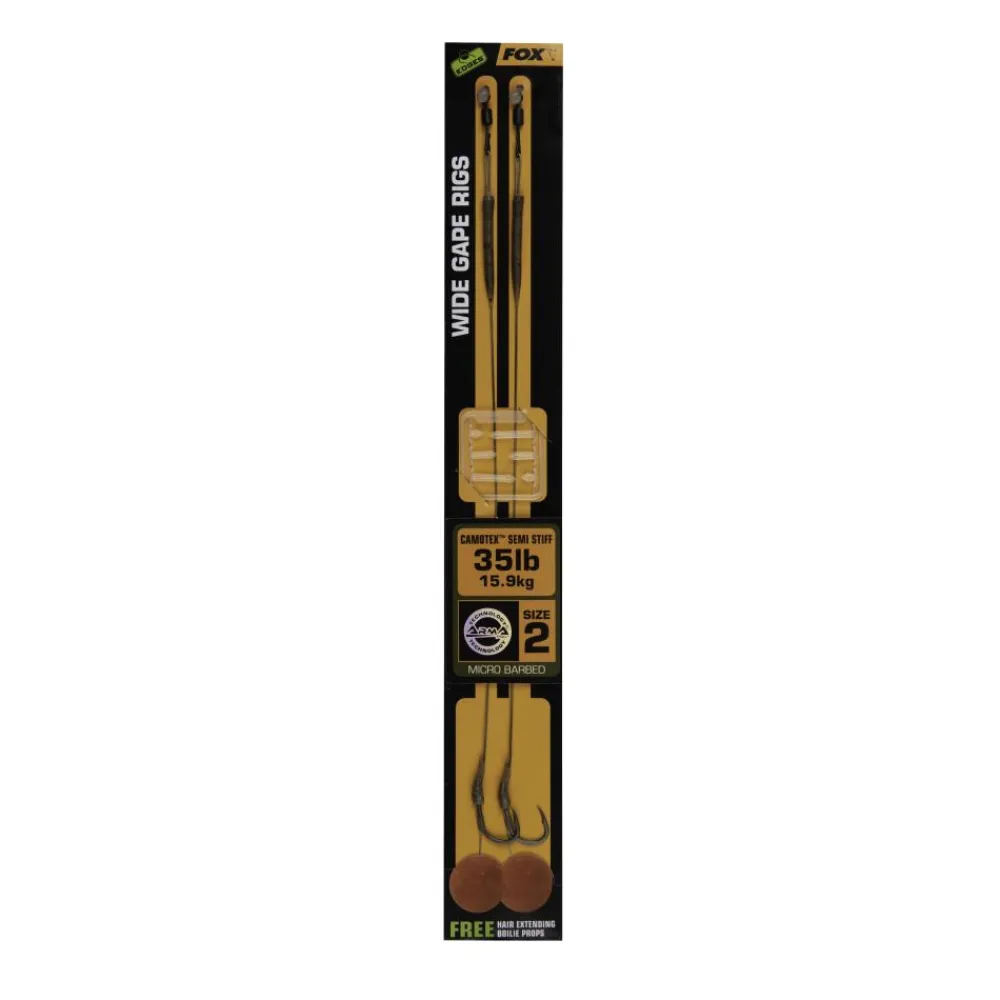 FOX BAS DE LIGNE MONTE WIDE GAPE X2> Accessoires De Montage Carpe·Accessoires De Montage Fox