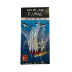 FLASHMER BAS DE LIGNE PLUMAQ 5H 2> Bas De Ligne Mer Bateau·Bas De Ligne Plumes