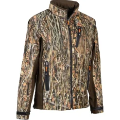 PERCUSSION BLOUSON DE CHASSE HOMME SOFTSHELL GHOSTCAMO WET>Homme Vêtements & Accessoires Camo Roseaux·Vestes Softshell Camouflage Roseaux