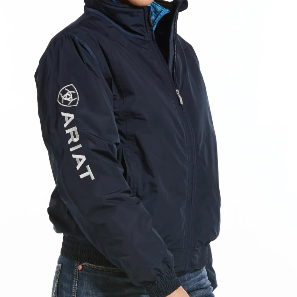 ARIAT BLOUSON STABLE TEAM MARINE FEMME>Femme Textile Ariat·Haut Du Corps Femme Ariat