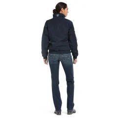 ARIAT BLOUSON STABLE TEAM MARINE FEMME><noscript><img width=