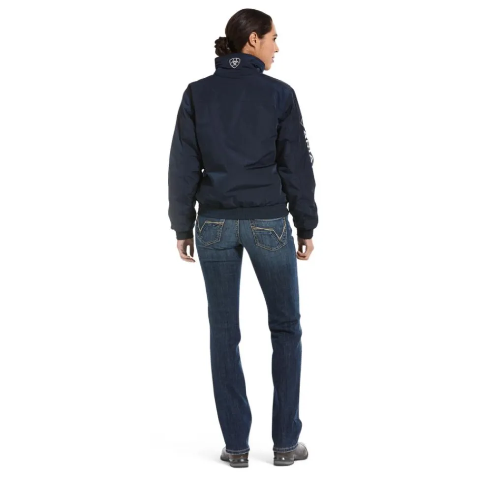 ARIAT BLOUSON STABLE TEAM MARINE FEMME>Femme Textile Ariat·Haut Du Corps Femme Ariat