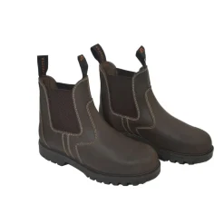 CHESTER BOOTS COQUEES NOVA ADULTE MARRON> Chaussant D'Équitation Adulte·Boots De Sécurité