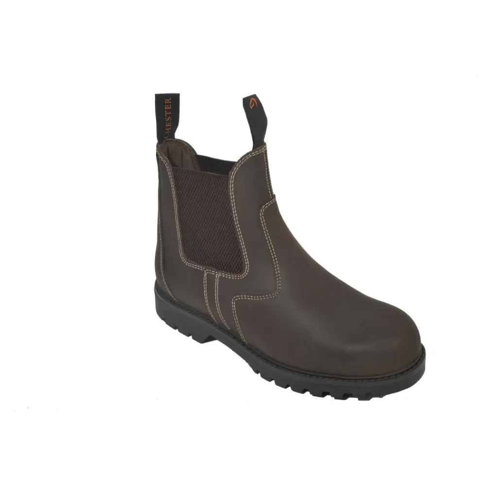 CHESTER BOOTS COQUEES NOVA ADULTE MARRON> Chaussant D'Équitation Adulte·Boots De Sécurité
