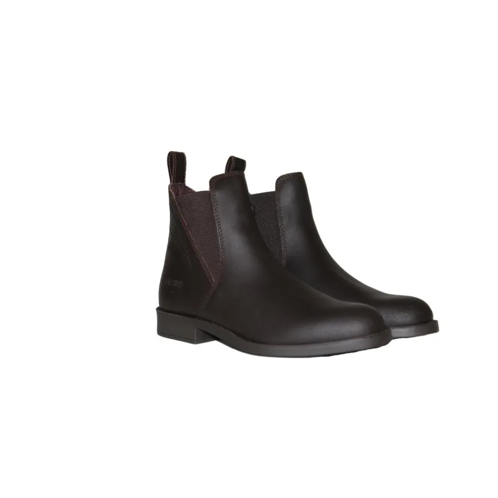 TERZEO CAVALIERS BOOTS ELASTIQUE ENFANT MARRON>Enfant Chaussant D'Équitation Enfant·Boots D'Équitation Enfant