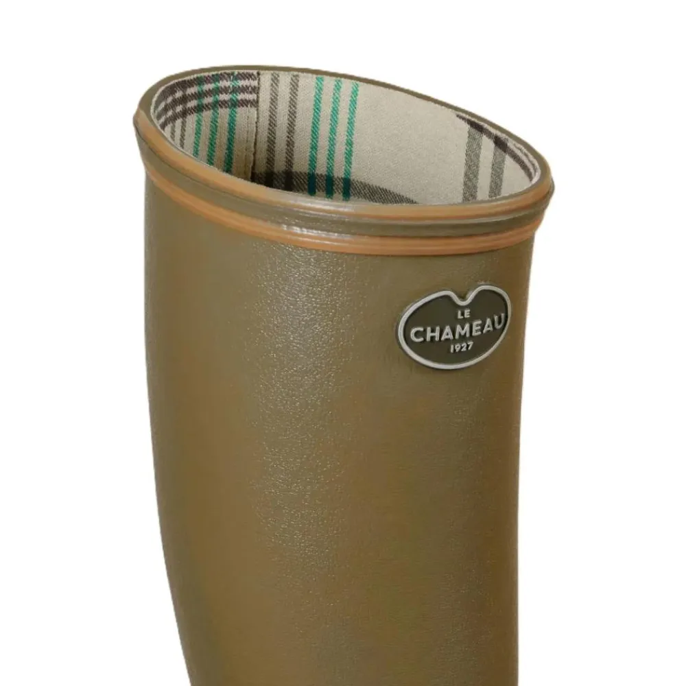 LE CHAMEAU BOTTE CAOUTCHOUC FEMME GIVERNY VERT VIERZON>Femme Bottes·Bottes Caoutchouc Femme|Bottes·Bottes Caoutchouc Femme