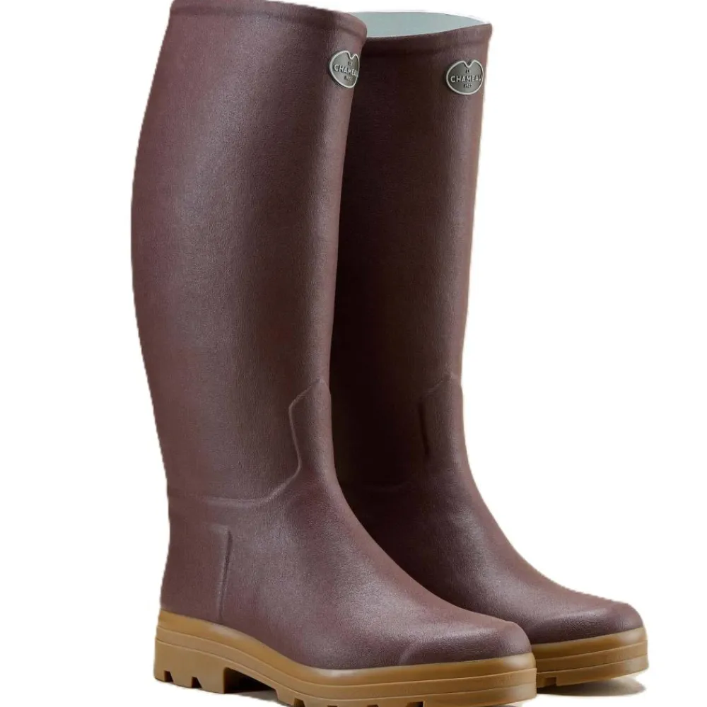 LE CHAMEAU BOTTE ST HUBERT MARRON>Homme Bottes·Bottes Caoutchouc|Bottes·Bottes Caoutchouc