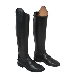 CHESTER BOTTES CUIR LACETS EVORA NOIR> Chaussant D'Équitation Adulte·Bottes D'Équitation Adulte