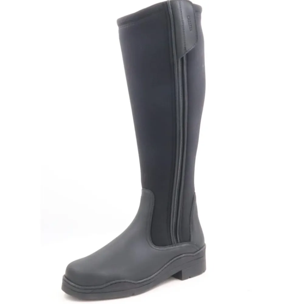 CHESTER BOTTES D'EQUITATION POLYVALENTES MADERE NOIRE> Chaussant D'Équitation Adulte·Bottes D'Équitation Adulte