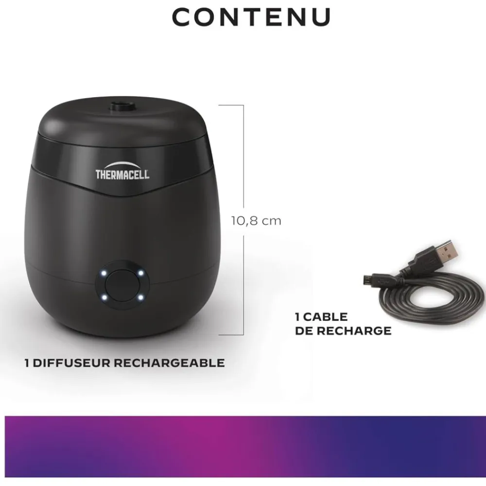 THERMACELL BOUCLIER ANTI MOUSTIQUES RECHARGEABLE> Lutte Contre Les Insectes·Pièges Contre Les Moustiques