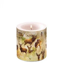 AMBIENTE BOUGIE PM COLLAGE DE CERFS> Décorations D'Intérieur·Décorations D'Intérieur