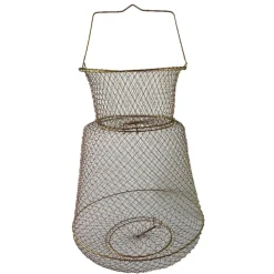 TERZEO PÊCHEURS BOURRICHE METALLIQUE OVALE> Equipement Du Pêcheur De Carnassiers·Bourriches À Vifs