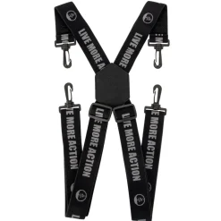 LMA BRETELLES ELASTIQUE MOUSQUETON NOIR>Homme Accessoires·Bretelles