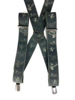 BOYER BRETELLES TISSEE KAKI>Homme Accessoires·Bretelles