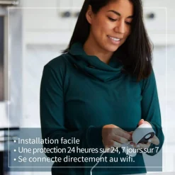 ARLO CAMERA ESSENTIAL INTERIEUR BLANC><noscript><img width=