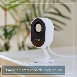 ARLO CAMERA ESSENTIAL INTERIEUR BLANC><noscript><img width=