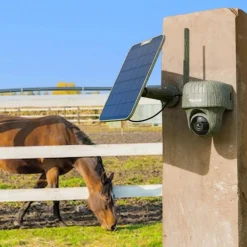 REOLINK CAMERA G450 GO RANGER 4K 360° + PANNEAU SOLAIRE 4G><noscript><img width=