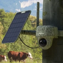 REOLINK CAMERA G450 GO RANGER 4K 360° + PANNEAU SOLAIRE 4G><noscript><img width=