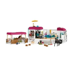 SCHLEICH CAMPING CAR EQUESTRE>Enfant Figurines·Coffrets Figurines