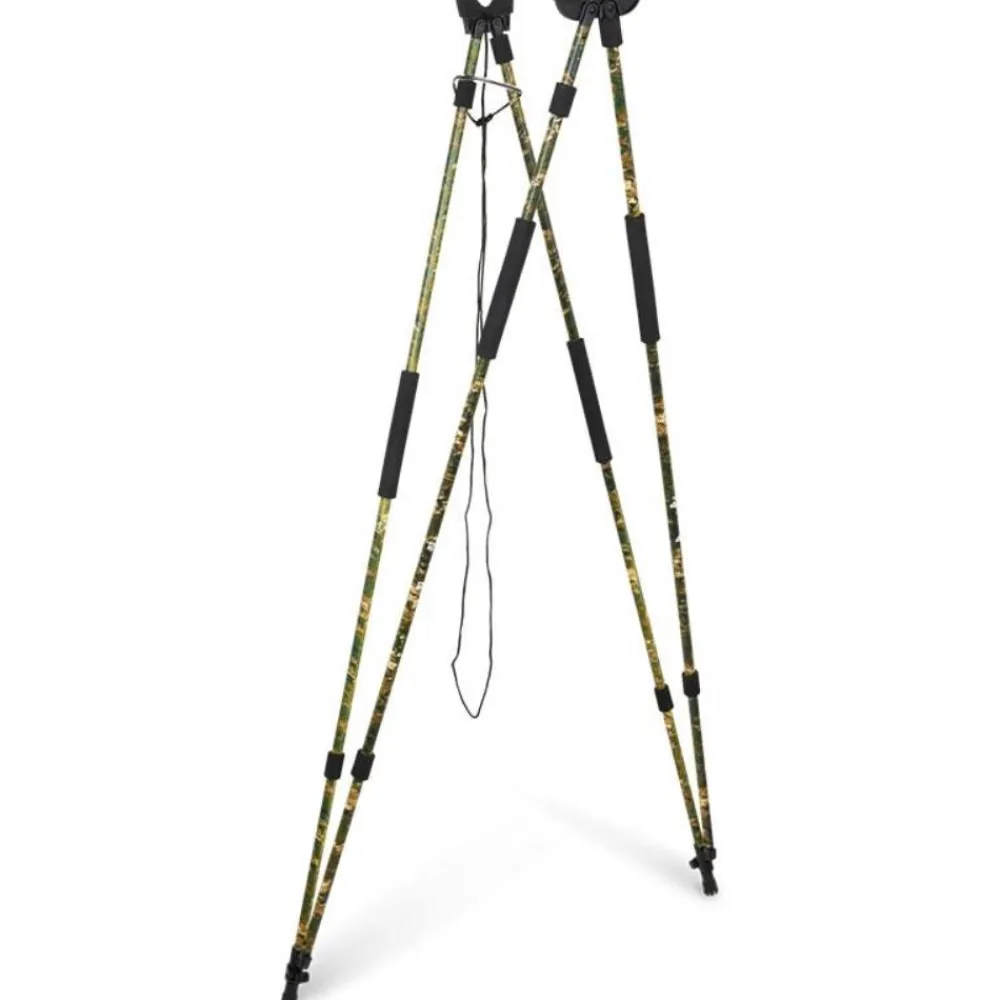 SEELAND CANNE DE PIRSCH 4 PIEDS ALU CAMO> Chasse Du Grand Gibier·Cannes De Pirsch Pour Approche Et Affût