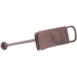 COUNTRY CANNE SIEGE ALU REGLABLE ASSISE CUIR 60-90CM><noscript><img width=