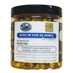 ROMWATERFOWL CAPSULES HUILE DE FOIE DE MORUE 150G> Élevage Canards, Sauvagines Et Oies·Aliments Complémentaires|Élevage Canards, Sauvagines Et Oies·Compléments Alimentaires