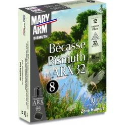 MARY ARM CARTOUCHES BECASSE BISMUTH ARX 12/32G STD> Cartouches De Chasse Calibre 12·Cartouches De Substitut Standard Bourre Grasse