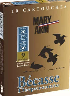 MARY ARM CARTOUCHES BECASSE 20/30G N9> Cartouches De Chasse Calibre 20·Cartouches De Plomb Bécasse