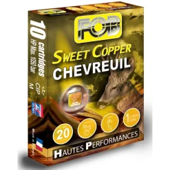 FOB CARTOUCHES CHEV SWEET COP HP 20/29G N1> Cartouches De Chasse Calibre 20·Cartouches De Subst. Renard Et Chevreuil