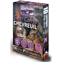 FOB CARTOUCHES CHEV SWEET COP HP 12MAG> Cartouches De Chasse Calibre 12·Cartouches De Substitut Haute Pression Bourre À Jupe