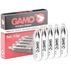 GAMO CARTOUCHES CO2 X5> Munitions De Tir À Air Comprimé·Munitions 4.5Mm Et Capsules Co2