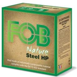 FOB CARTOUCHES NATURE STEEL HP 12/70 28> Cartouches De Chasse Calibre 12·Cartouches De Substitut Haute Pression Bourre Dégradable