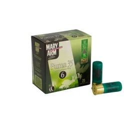 MARY ARM CARTOUCHES PUMA 35 12/70 35G BG X25> Cartouches De Chasse Calibre 12·Cartouches De Plomb Bourre Grasse 33G À 38G